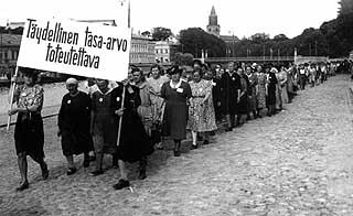 Tasa-arvon puolesta
