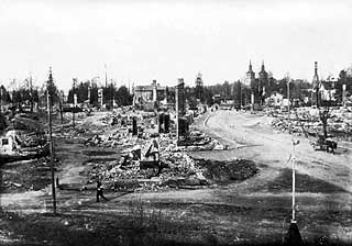 Varkaus raunioina